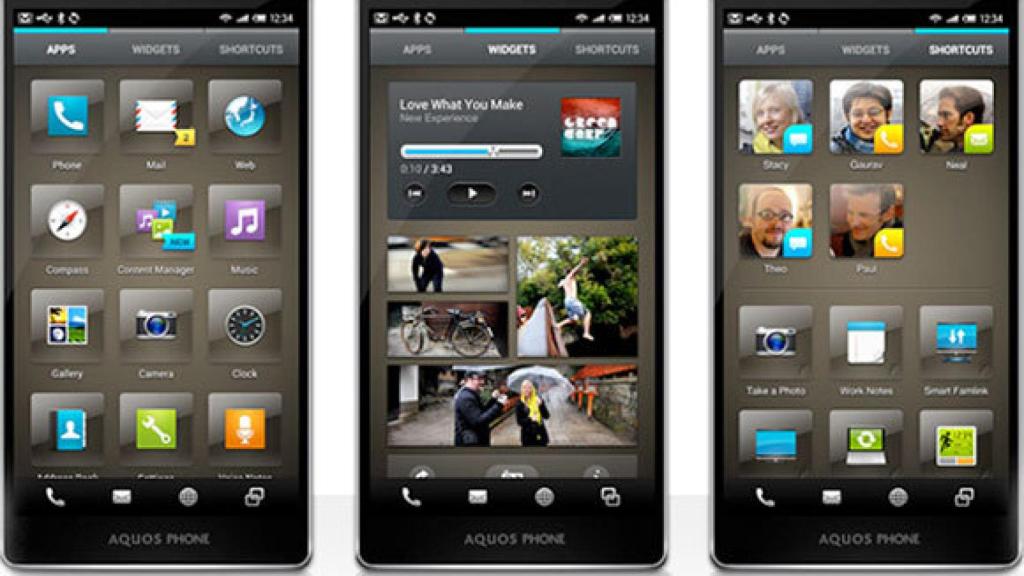 La bella y nueva interfaz de Sharp: Feel UX
