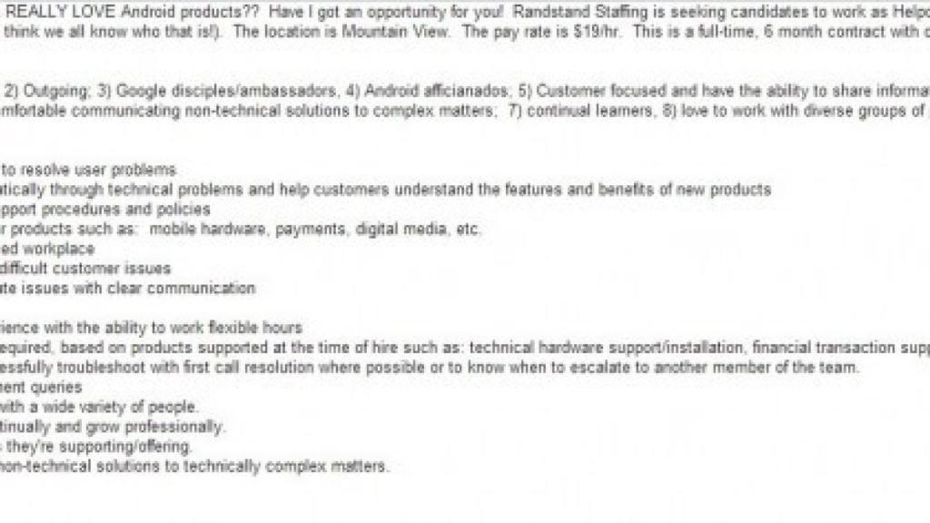 Google estaría creando un centro de soporte para su gama Nexus