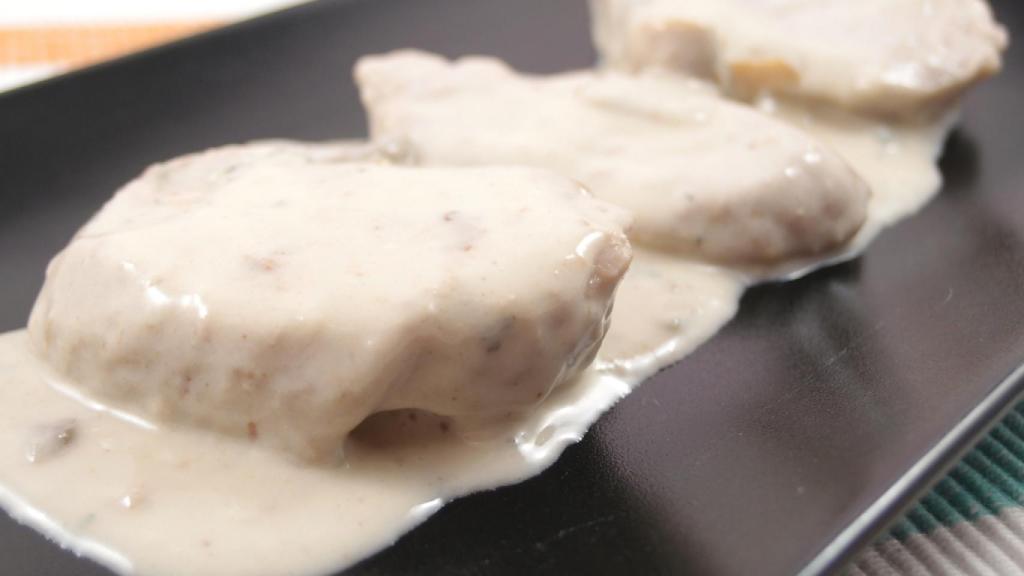 Solomillos en salsa de queso Roquefort