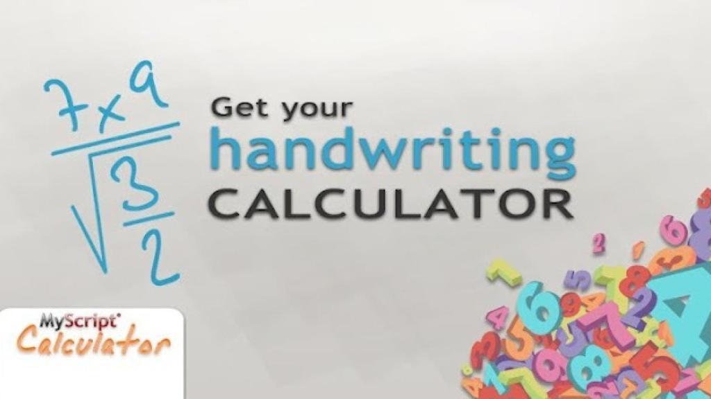 Dibuja operaciones matemáticas a mano alzada con MyScript Calculator