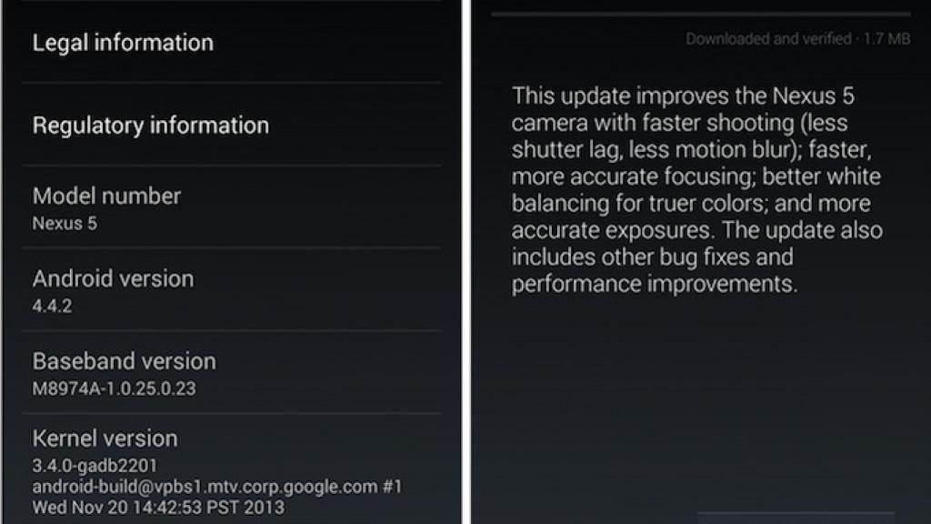 Android 4.4.2 ya disponible para descargar en tus dispositivos Nexus
