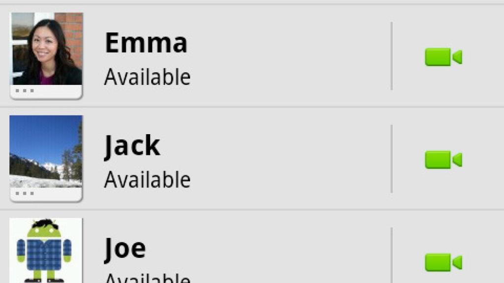 La videoconferencia llega a GTalk para Android