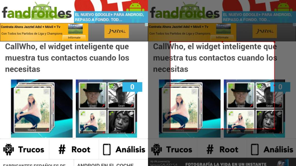 Cómo hacer capturas de pantalla de una zona concreta en Android con esta app