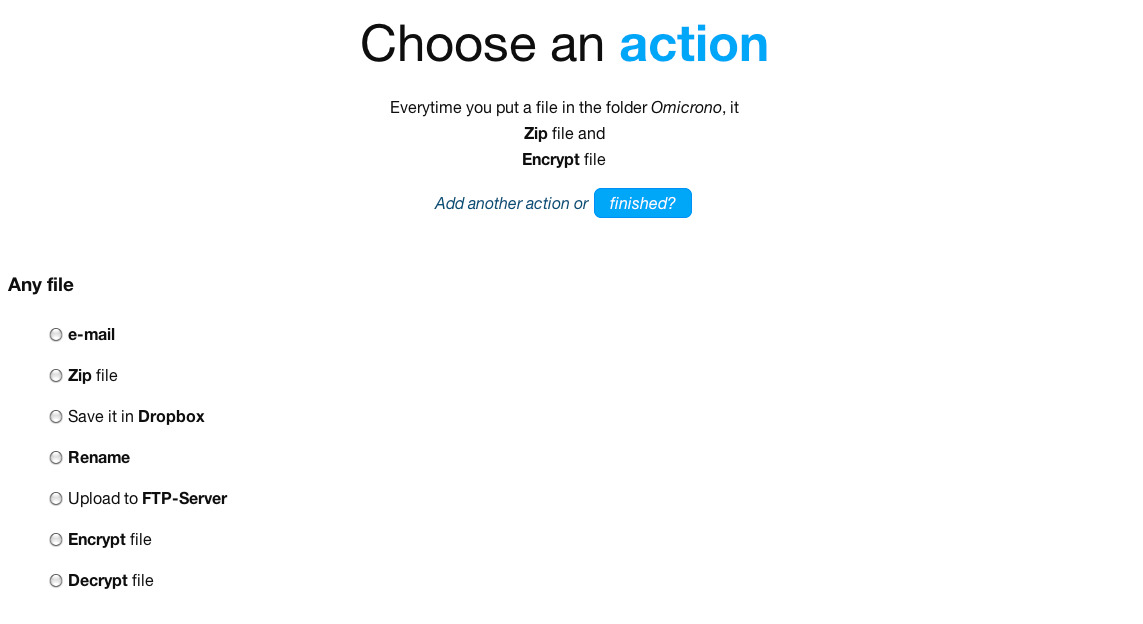 dropbox-automator-elegirAccion