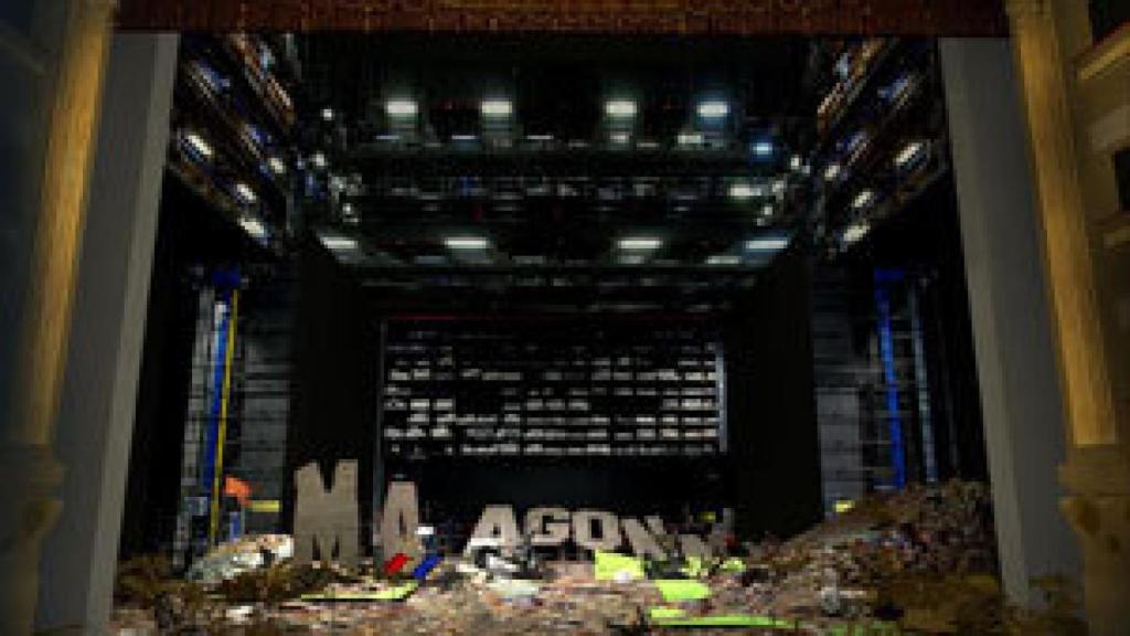 Image: 'Ascenso y caída de la ciudad de Mahagonny' en el vertedero de La Fura dels Baus