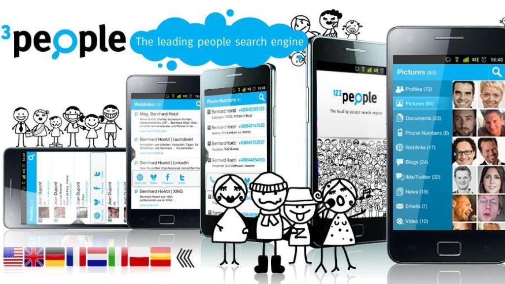 Encuentra información de tí y otras personas con 123people