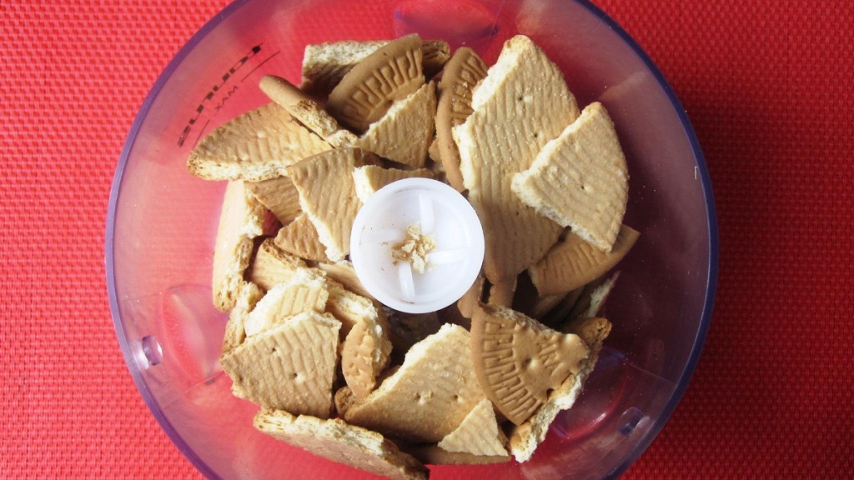 Tarta de queso con cobertura de gelatina de mango 1