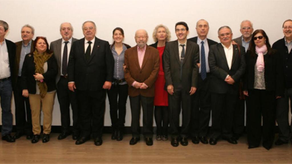 Image: Diego Doncel, César González y Juana Cortés, Premios Tiflos de la ONCE