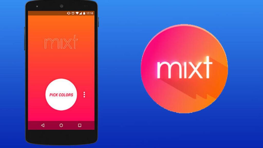 Crea fondos de pantalla con degradados a tu gusto con Mixt
