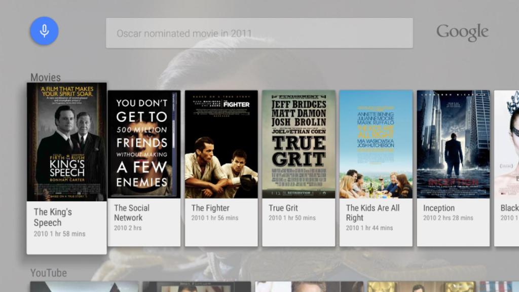 Google Search para Android TV ya disponible en Play