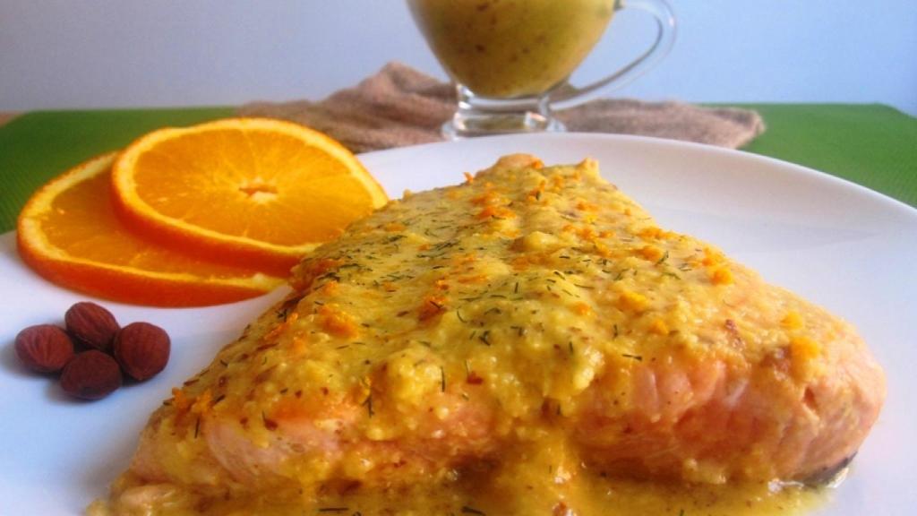 IMG_5600 Salmón a la naranja con almendras