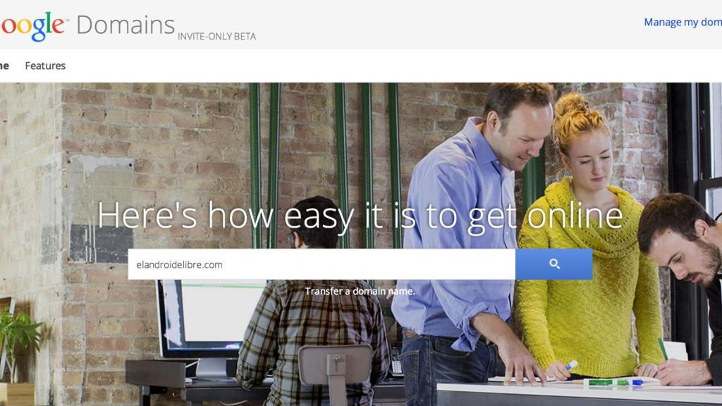 Google presenta su servicio para registrar dominios web