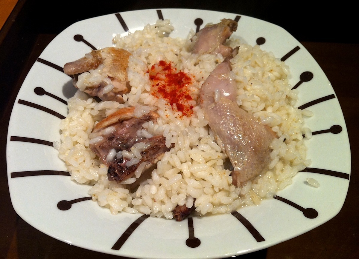 arroz con codornices
