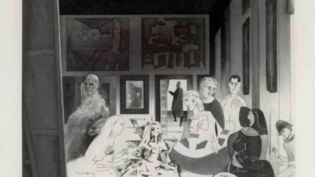 Image: Travesuras de un artista pop en el interior de Las Meninas