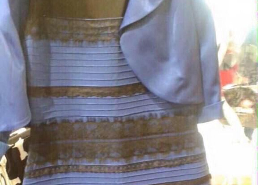 vestido azul y negro port