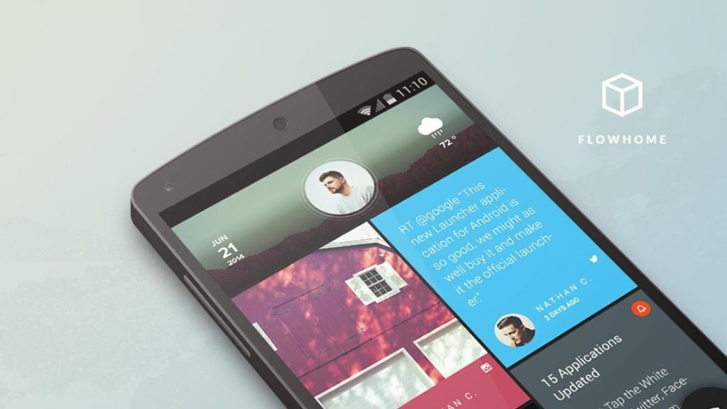 Flow Home, el launcher que muestra toda la información en el escritorio
