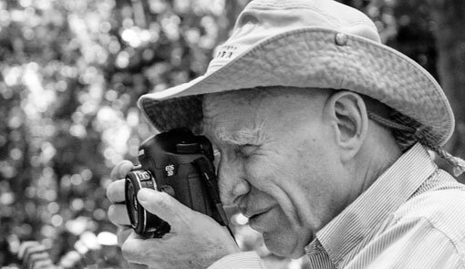 El fotografo brasileño, retratado por Sara Rangel