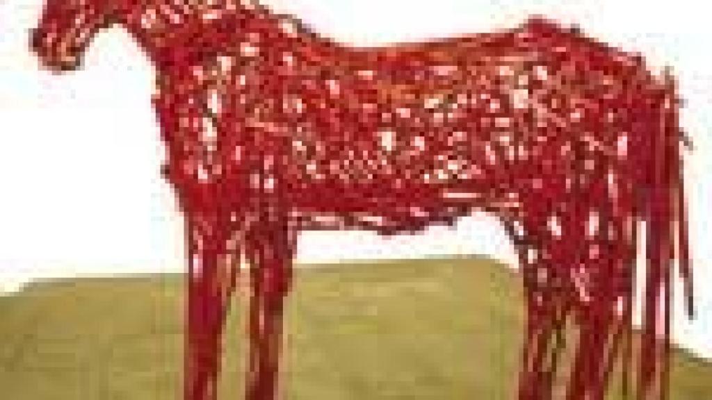 Image: Veilhan, esqueletos de luz