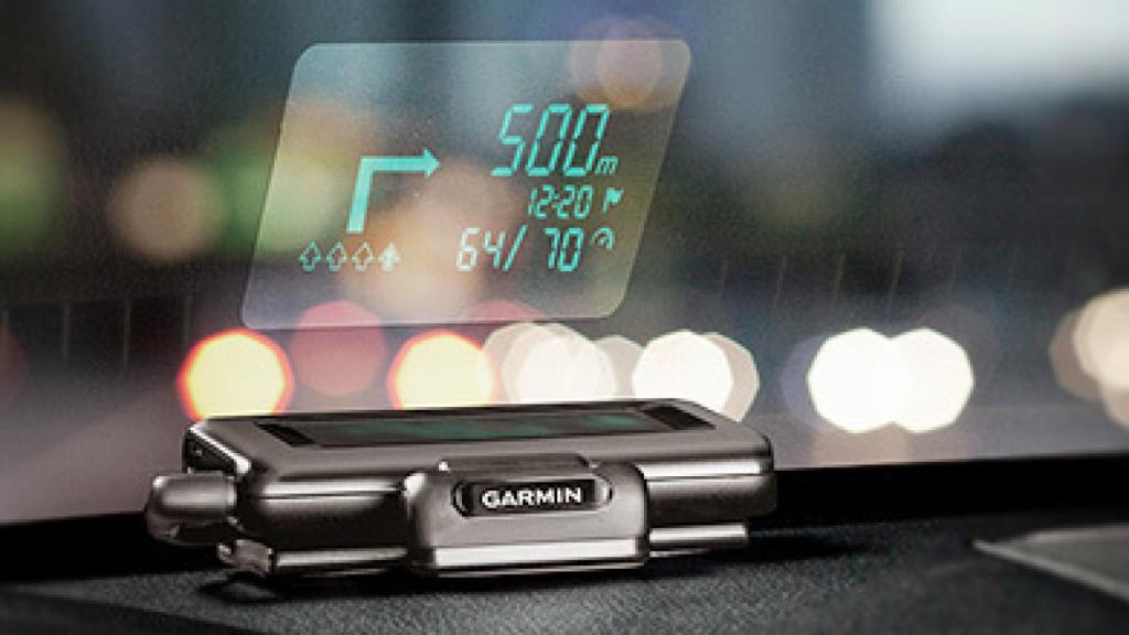 Garmin HUD: Navegación GPS en el cristal de tu coche