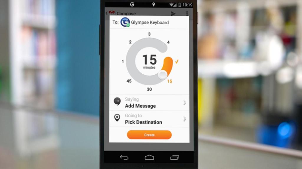 Comparte tu ubicación rápidamente y desde cualquier aplicación con Glympsee Keyboard