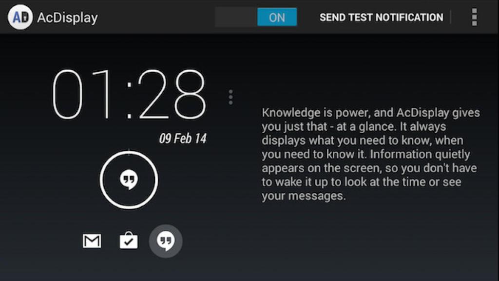 AcDisplay, la app que te muestra en pantalla las notificaciones como en el Moto X