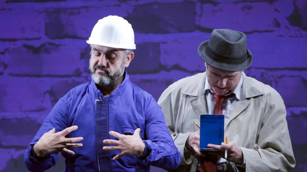 Koldo Losada en una obra teatral