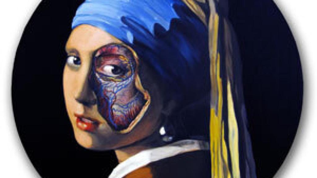 Image: Pintura encarnada de Ángeles Agrela