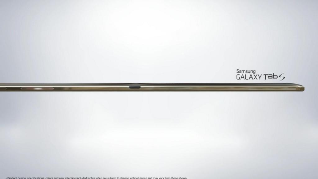 Samsung Galaxy Tab S tendrá un grosor de tan solo 6.6mm