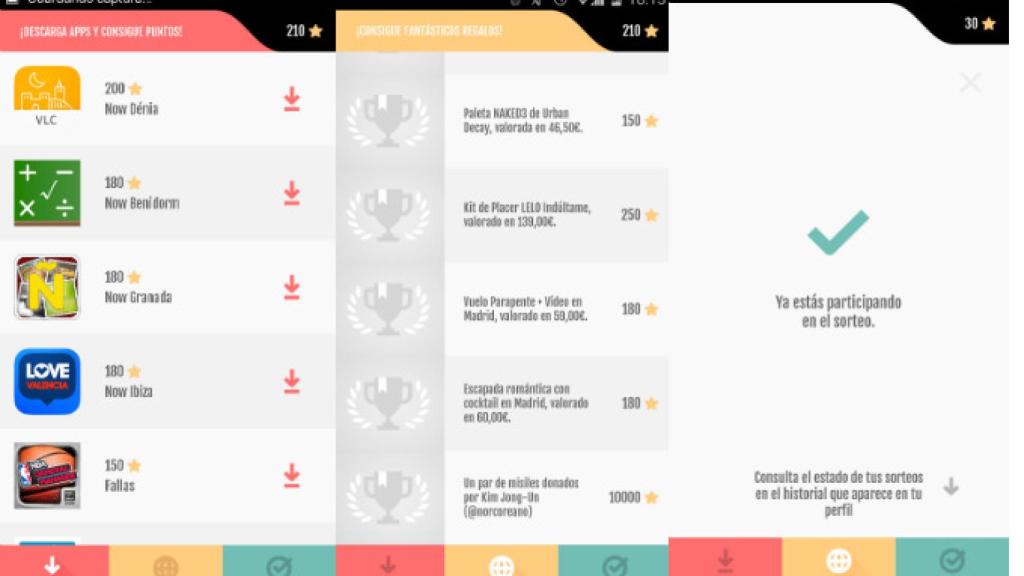 WinApp, descarga aplicaciones y gana puntos para participar gratis en sorteos