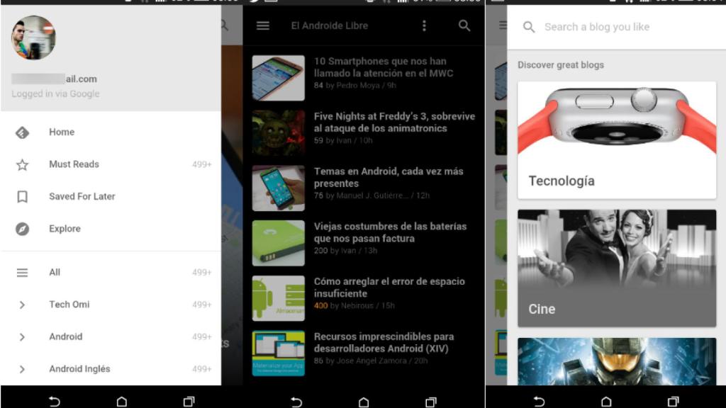Descarga ya Feedly 26, la interfaz Material Design llega al lector RSS [APK]