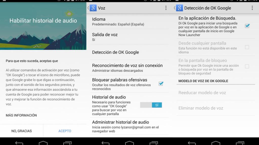 Truco: Cómo activar «OK Google» desde cualquier pantalla