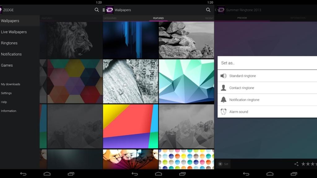 Zedge 4.0 y sus mejores fondos de pantalla se actualizan con un lavado de cara y motor de recomendaciones