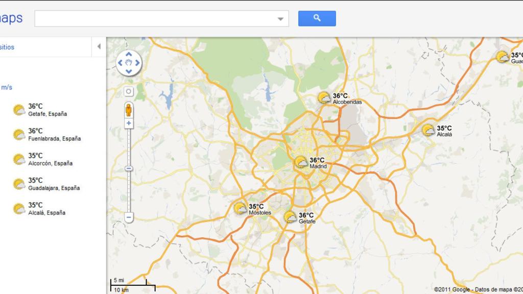 Google-Maps-Tiempo