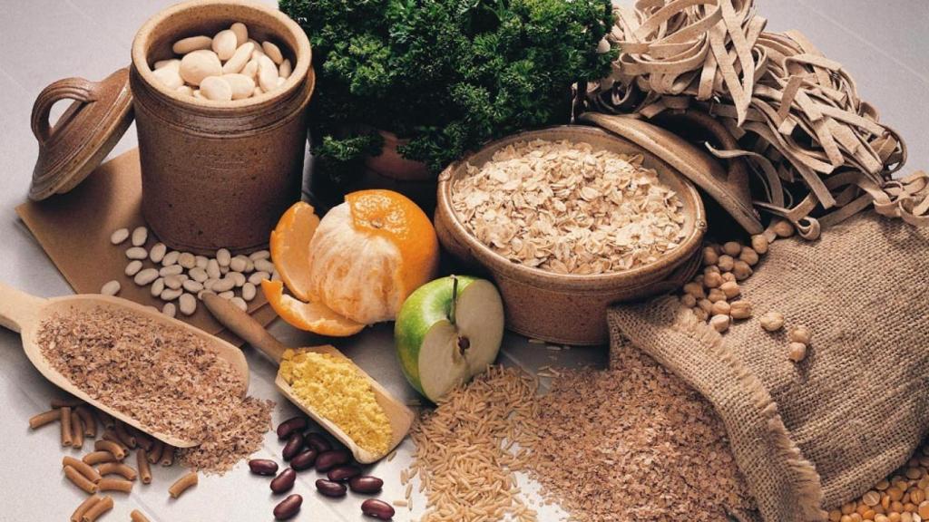 'Bodegón' de productos vegetarianos.