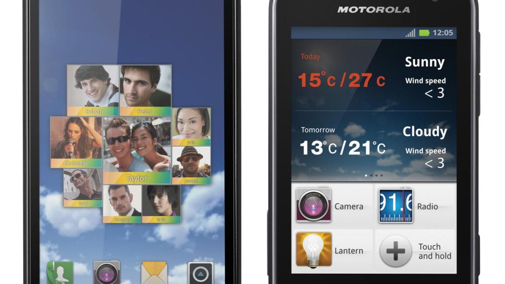Motorola Defy Mini y Motorola Motoluxe, dos Android «Low Cost» que llegarán en primavera