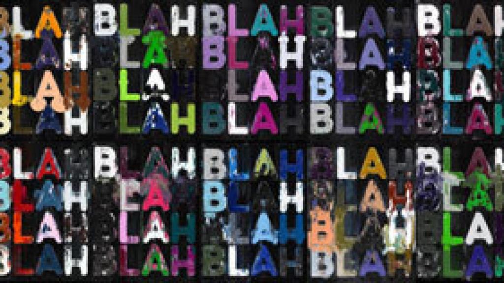 Image: Mel Bochner, habla el color