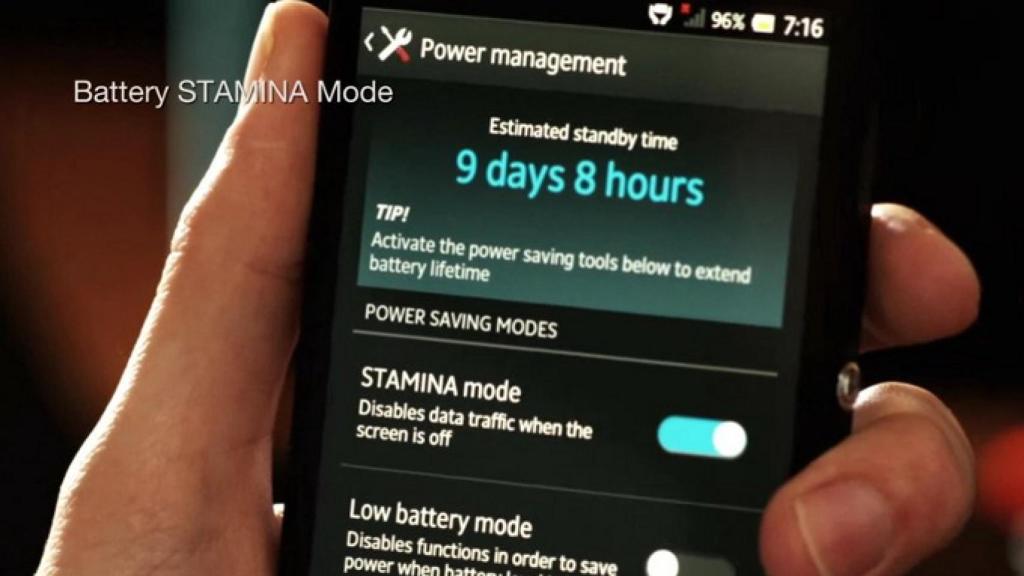 Todo sobre STAMINA, la apuesta de Sony para ahorrar batería