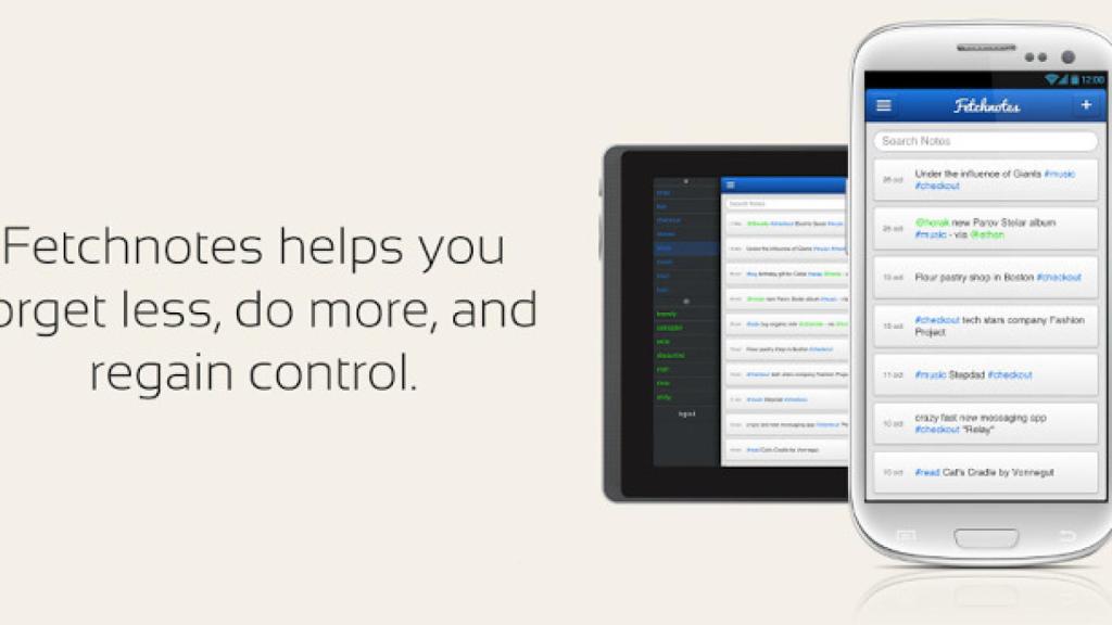 Fetchnotes propone una nueva manera de organizarte
