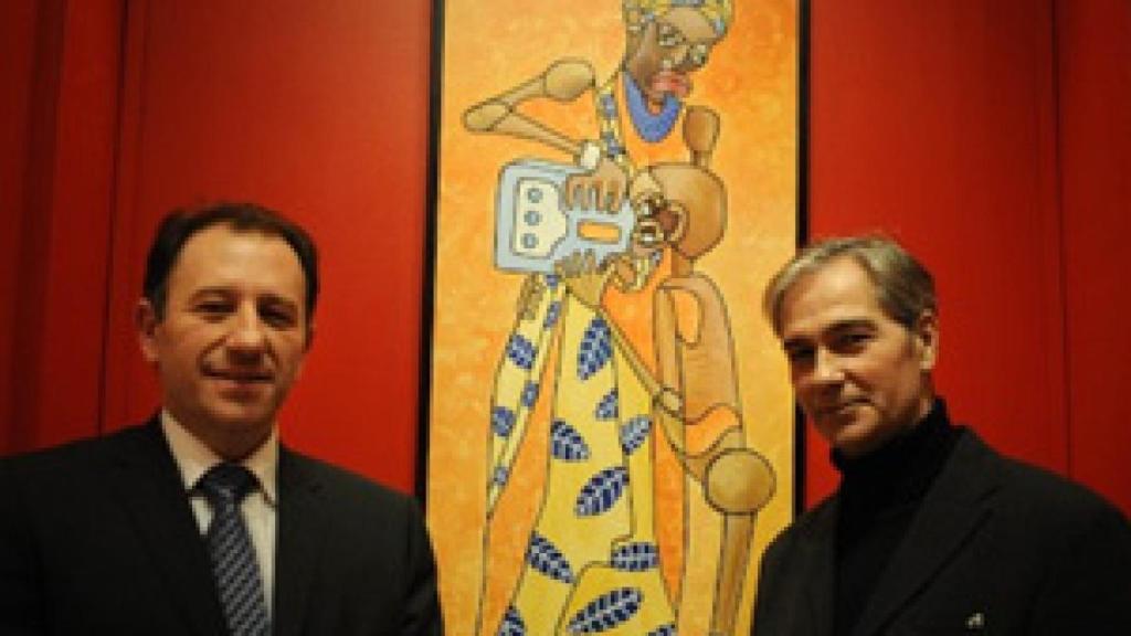 Image: La Sociedad Cervantina inaugura su Sala Cervantes con una muestra de Rafael Freijeiro