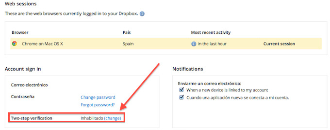 dropbox-two-factor-activate