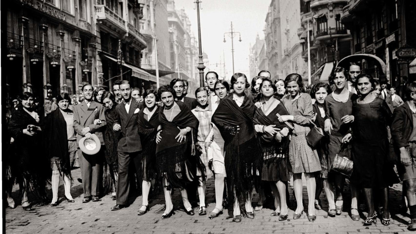 Alfonso: 'Modistas en la Gran Vía', 1933