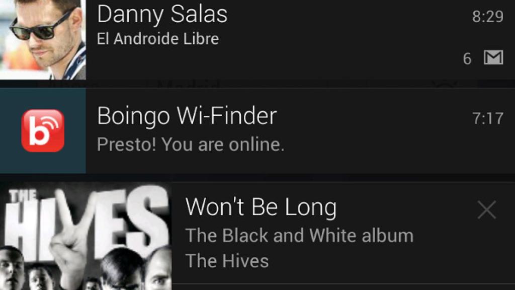 Notificaciones persistentes en Android 4.3, ¿problema o solución?