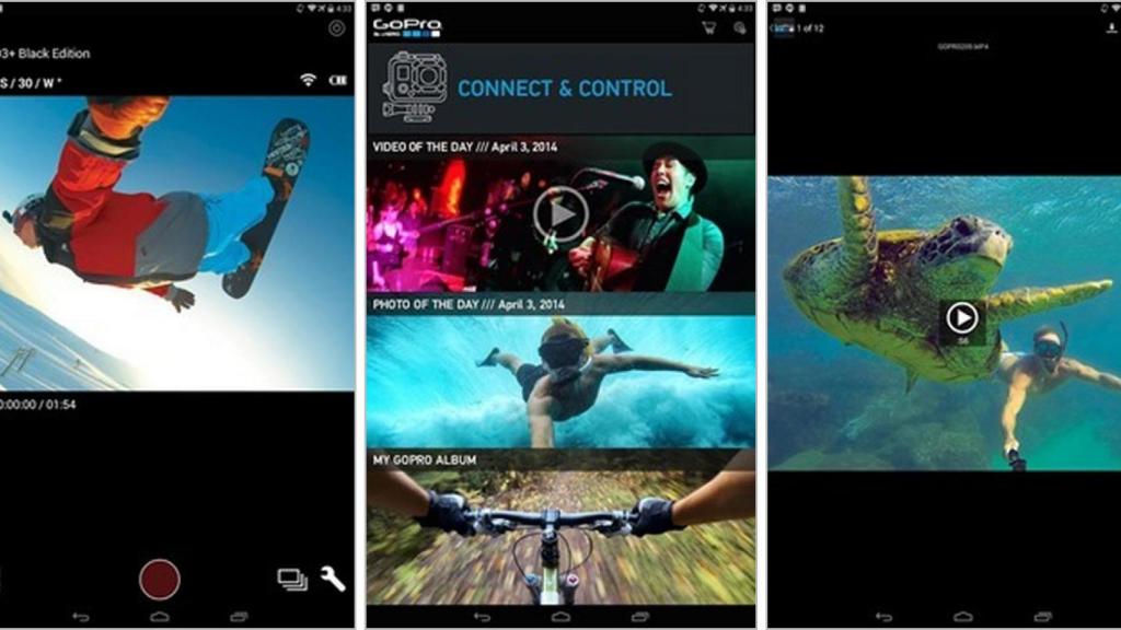 La app de GoPro para Android añade nuevo diseño, conexión automática de WiFi y más