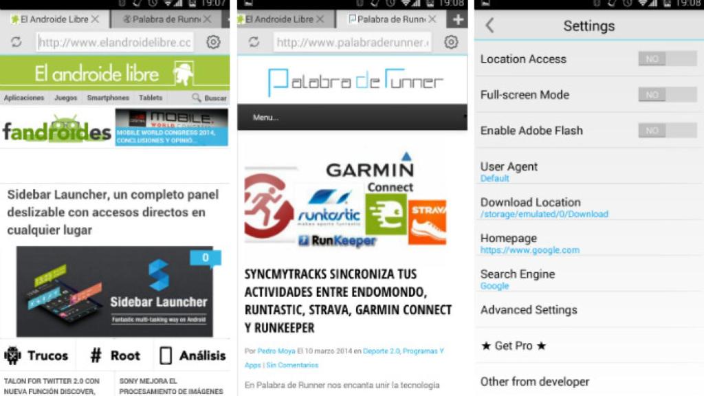 Now Browser, el navegador web más ligero y con soporte para Flash