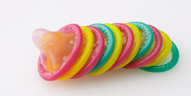 colored condoms - farbige kondome