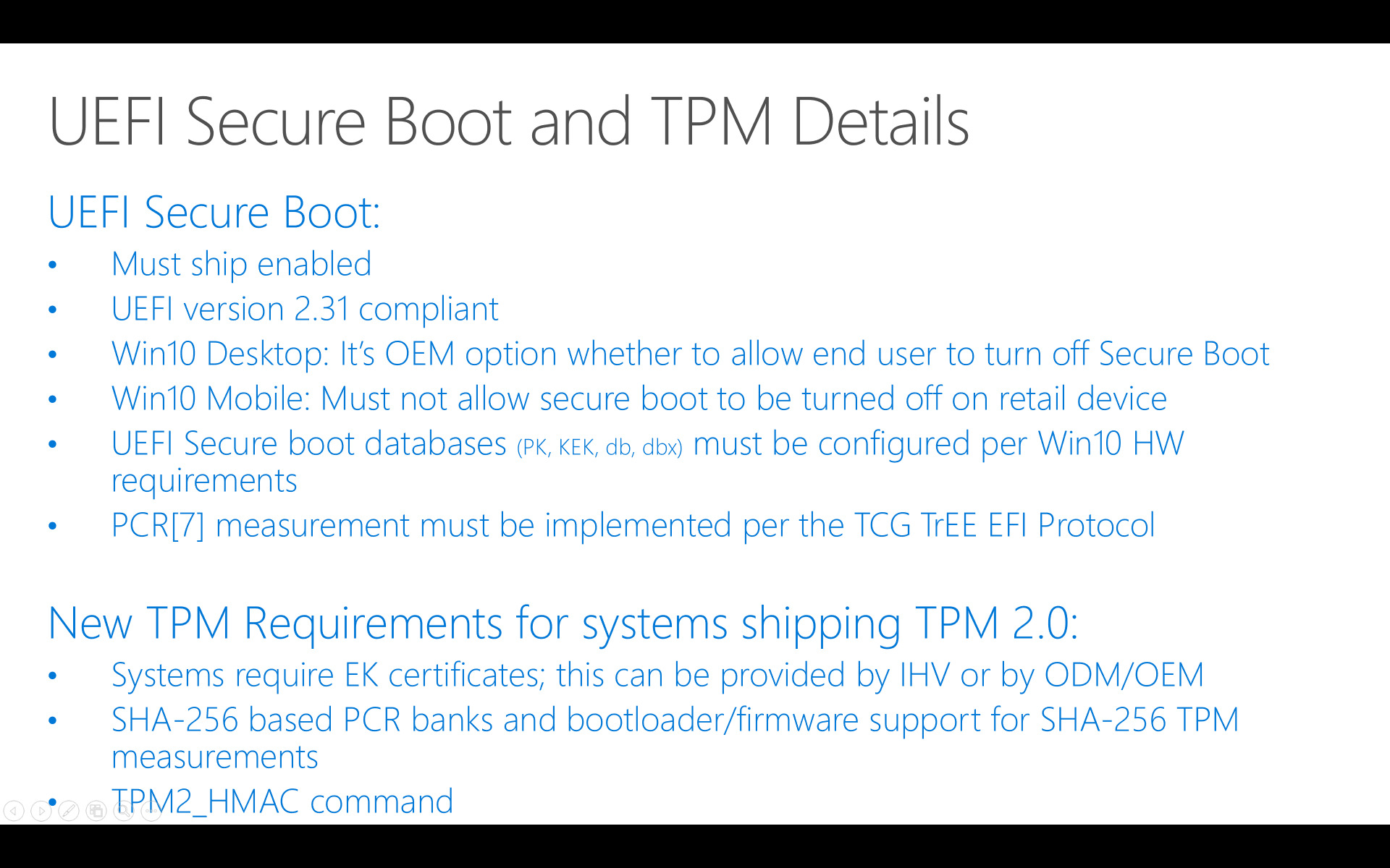 secure boot uefi windows