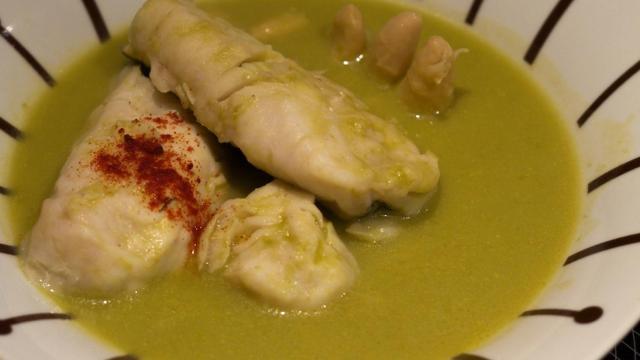 salsa verde con merluza