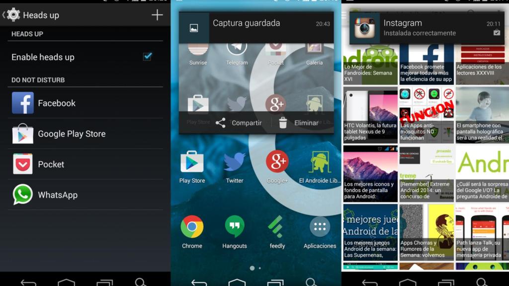 CyanogenMod añade notificaciones flotantes al activar una función oculta de AOSP