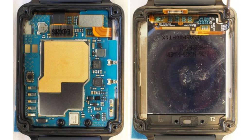 LG G Watch y Samsung Gear Live: componentes internos al descubierto