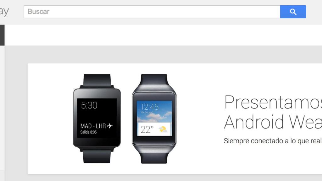 Google España corrige el error de «Andoid Wear» en la Play Store